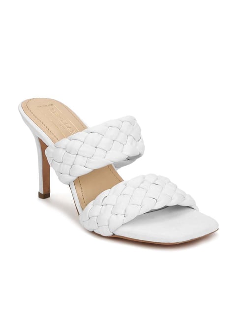 Truffle Collection Women's White Casual Stilettos