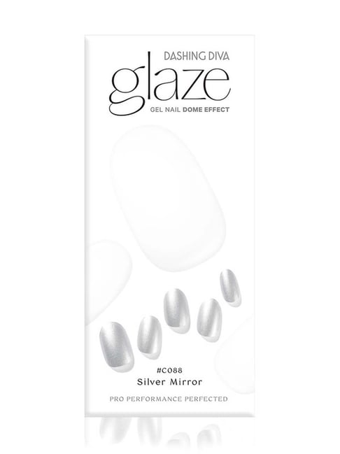 DASHING DIVA Glaze Silver Mirror