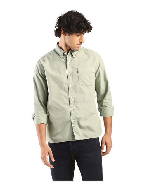 Levi's Green Slim Fit Shirt