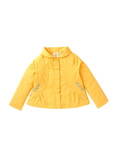 The Printroots Girls COTTON QUILTED SPRING YELLOW HAND BLOCK PRINT  REVERSIBLE WOMENS JACKET at Rs 999/piece in Jaipur