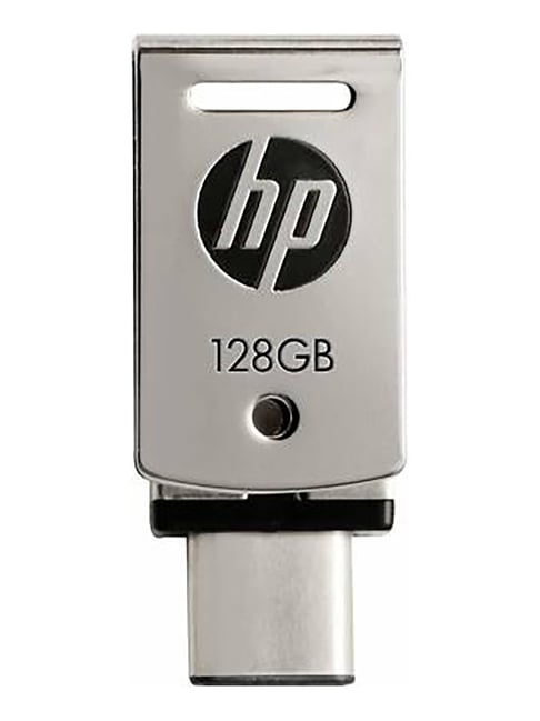 HP X5000M 128GB USB 3.1 OTG Pen Drive (Silver)