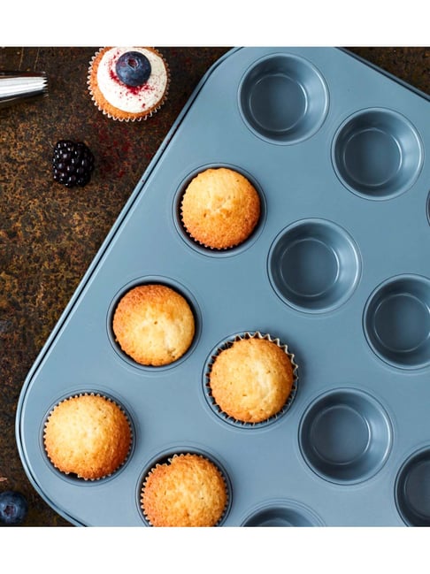 Jamie Oliver Atlantic Green Non-Stick Muffin Tray- Set of 1