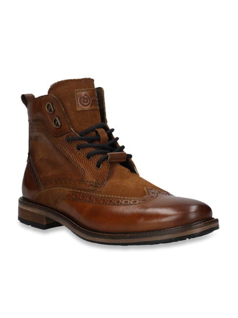 Bugatti Men's Brown Derby Boots