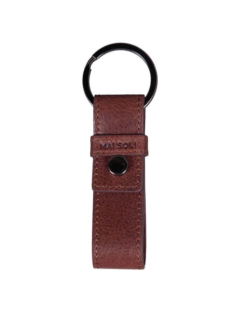 Buy Mai Soli Brown Leather Keychain at Best Price @ Tata CLiQ