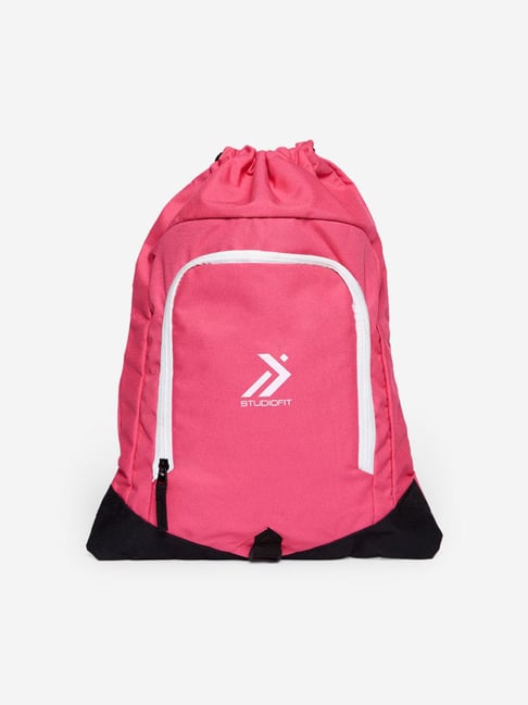 Studiofit Pink String Backpack-Studiofit-Footwear-TATA CLIQ