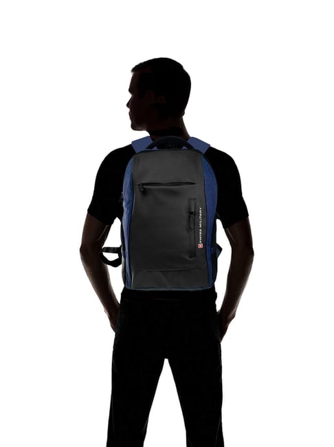 Buy Swiss Military Blue Medium Laptop Backpack Online At Best