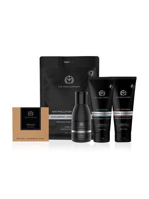 The Man Company De Tan Charcoal Facial Kit for Men