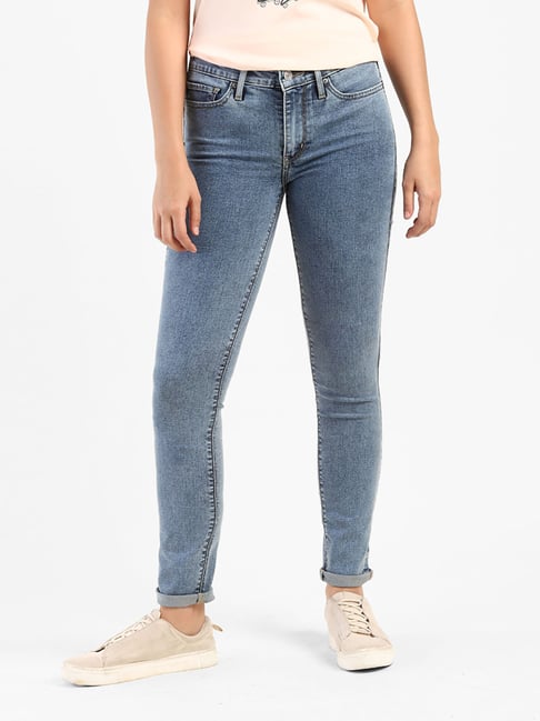 Levis Levi's 711 Blue Skinny Fit Jeans