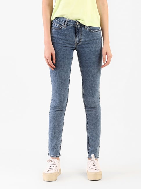 Levis Levi's 711 Blue Skinny Fit Jeans