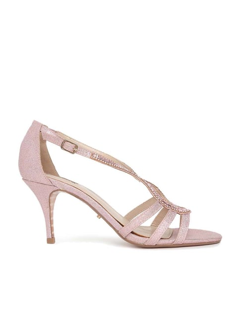 Dune London Women's Mikayla Di Pink Ankle Strap Stilettos