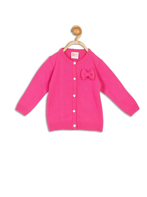 Buy 612 League Kids Pink Solid Sweater for Girls Clothing Online