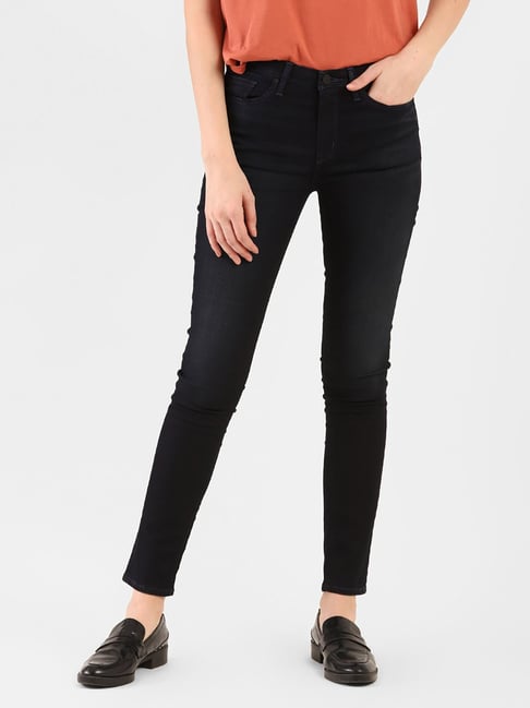 Levis Levi's 711 Black Skinny Fit Jeans