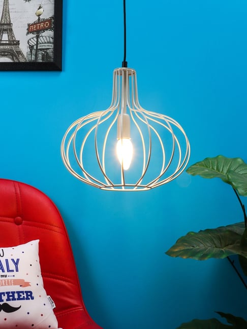 Tayhaa Metal Cage Hanging Lamp