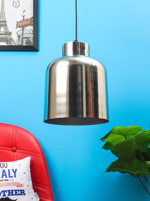 Tayhaa Silver Metallic Pendant Light