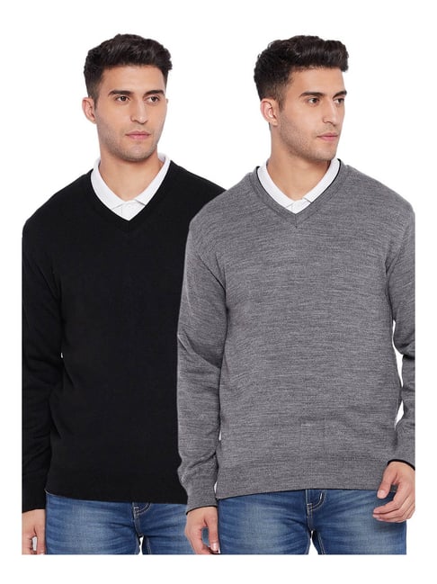 Buy Cantabil Black \u0026 Grey Slub 
