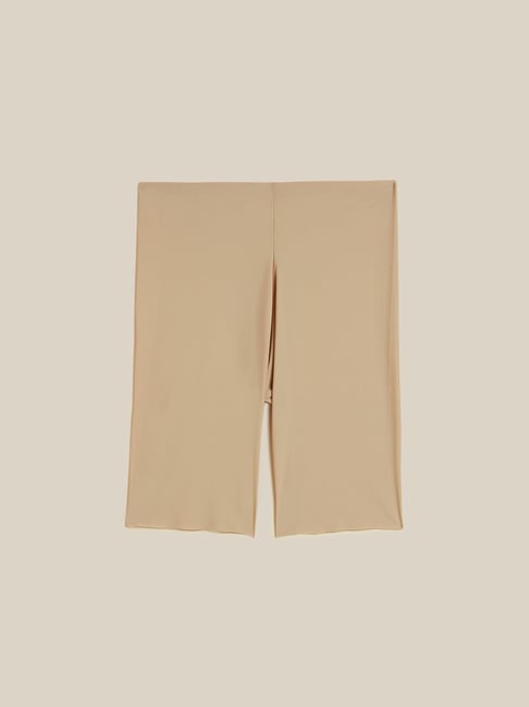 Buy Wunderlove by Westside Beige High-Waist Shaping Shorts for Online @  Tata CLiQ