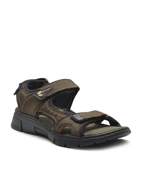 Buy Khaki Casual Sandals for Men by WOODLAND Online | Ajio.com