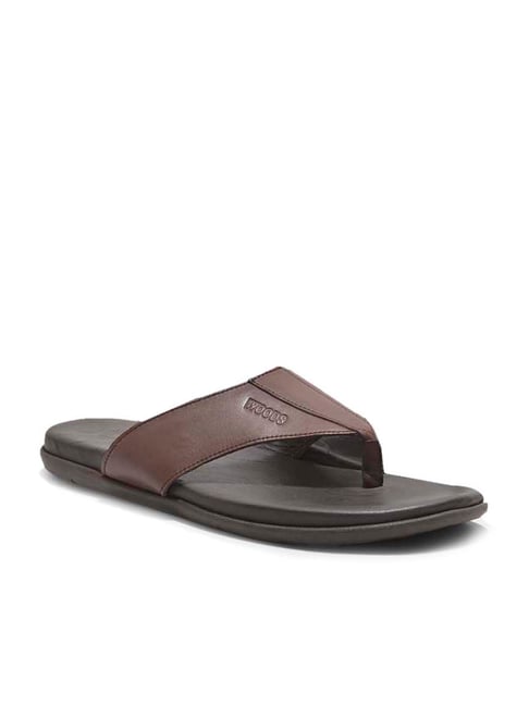 Buy Woodland Men's Brown Thong Sandals 