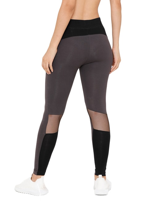 Buy De Moza Dark Grey Regular Fit Tights for Women's Online @ Tata