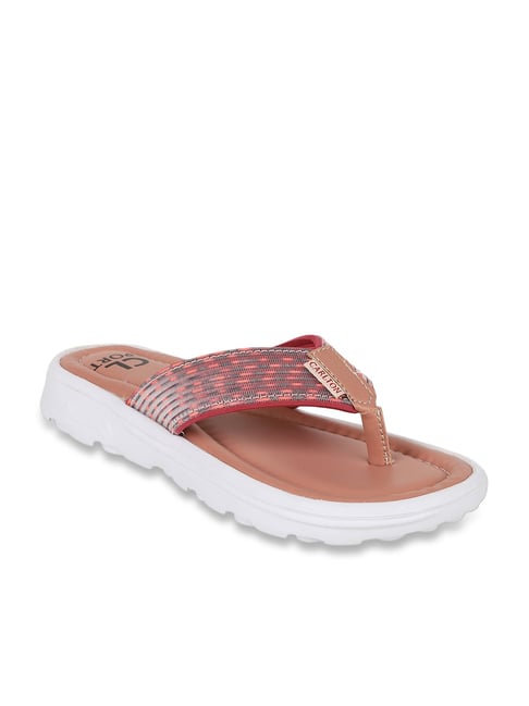 Buy Miss CL By Carlton London Women Red Sandals - Flats for Women 742280 |  Myntra