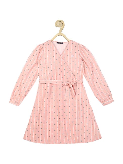 Allen Solly Junior Pink Printed Dress