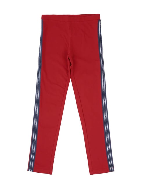 Allen Solly Junior Red Cotton Trousers