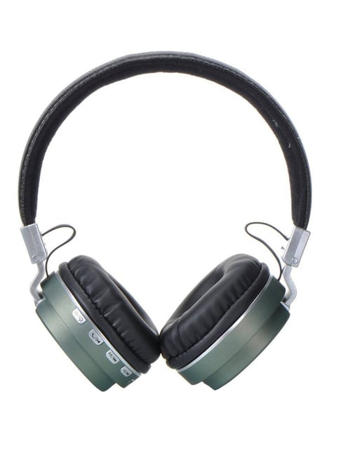 Zakk Hunter On The Ear Bluetooth Headphones with Mic (Green)