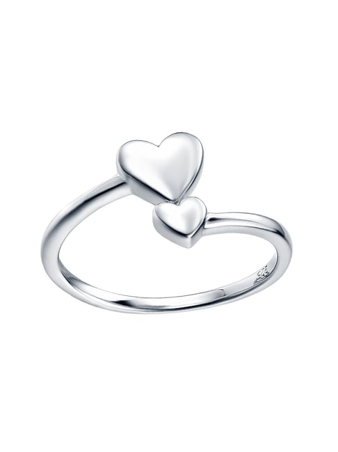 Womens 2 CT. T.W. Cubic Zirconia Sterling Silver Heart Engagement Ring -  JCPenney