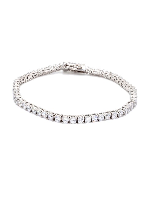 Buy SPARKLES Womens 925 Sterling Silver Diamond Bracelet  Shoppers Stop