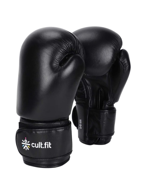Cultsports Black Cult.fit Boxing Gloves (8Oz)