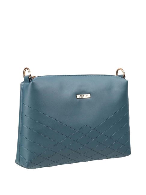 Buy Women Green Satchel Bag Online | SKU: 66-7464-21-10-Metro Shoes