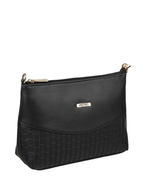 Buy Metro Tan Brown Textured Sling Bag - Handbags for Women 11799888 |  Myntra
