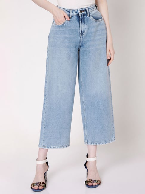 Vero Moda Blue Flaired Fit Jeans