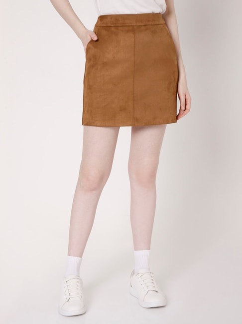 Vero Moda Brown Skirt Price in India