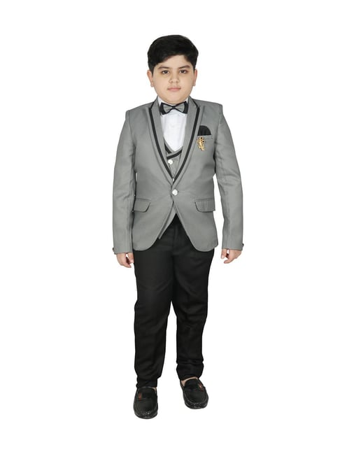 Buy Pro-Ethic Style Developer Boy's 5 Piece Suit Set, Coat, Pant, Tie &  Shirt