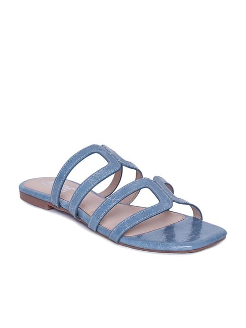 Mode by Red Tape Women's Blue Casual Sandals