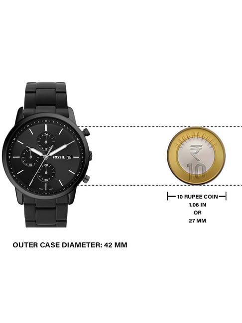 Fossil FS5848 Minimalist Analog Watch 