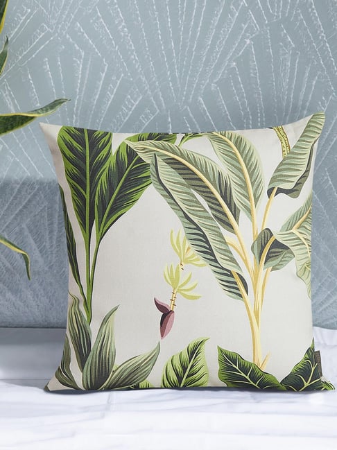 Petal Home Bali Off White Cotton Cushion Cover