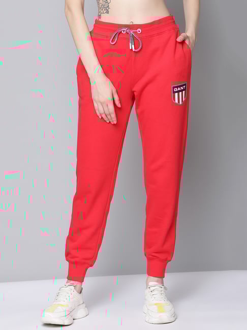 Buy GANT Red Joggers for Women's Online Tata CLiQ