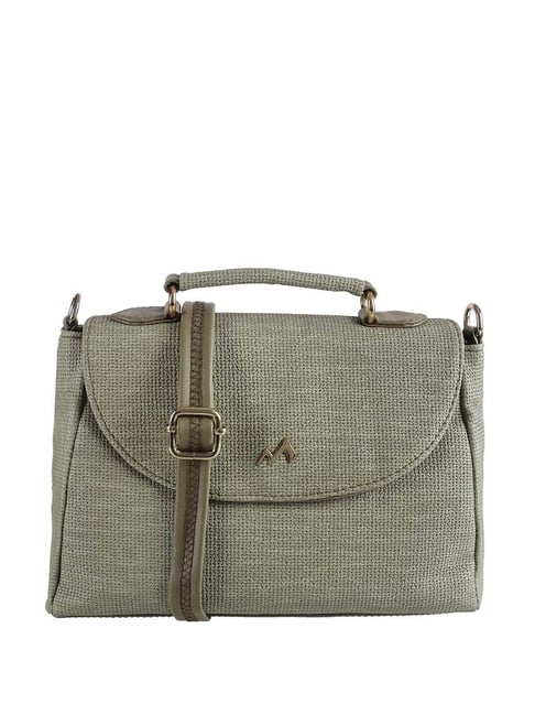 Metro Green Textured Medium Handbag-picture-11