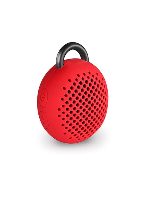 Divoom Bluetune Bean Portable Wireless Bluetooth Speakers with Selfie Remote Shutter (Red)