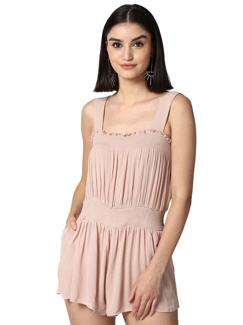 Forever 21 Pink Regular Fit Romper