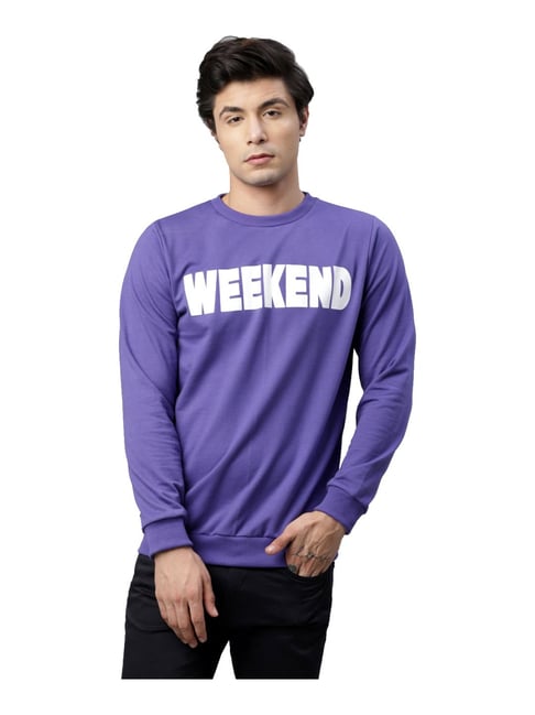 Rigo Purple Regular Fit Printed Sweatshirt-picture-16
