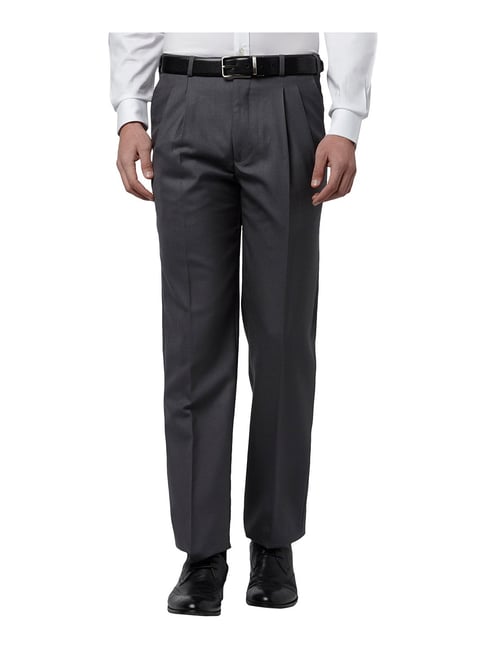 Park Avenue Men's Regular Pants (PMTX07248-G3_Medium Grey : Amazon.in:  Fashion