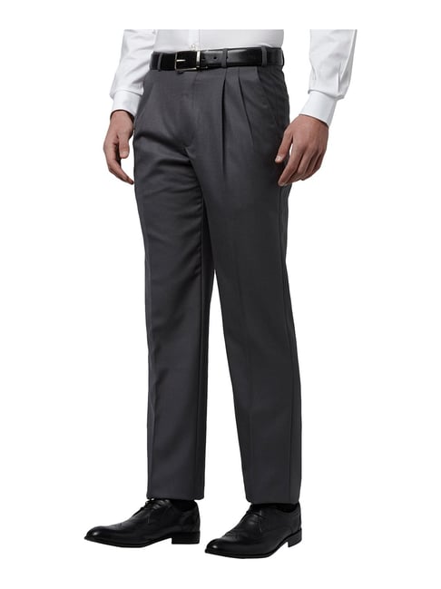 Buy Park Avenue Men Smart Slim Fit Formal Trousers - Trousers for Men  25754032 | Myntra