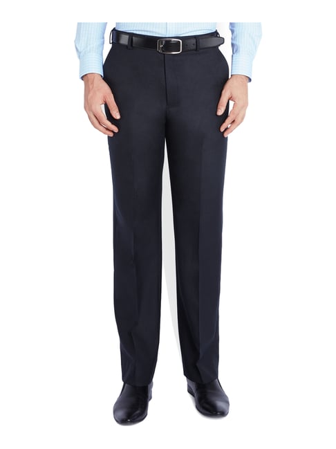 Buy HUGO Navy Blue Slim-Fit Wool Blend Trousers from the Next UK online  shop | Hugo, Slim fit, Next mens
