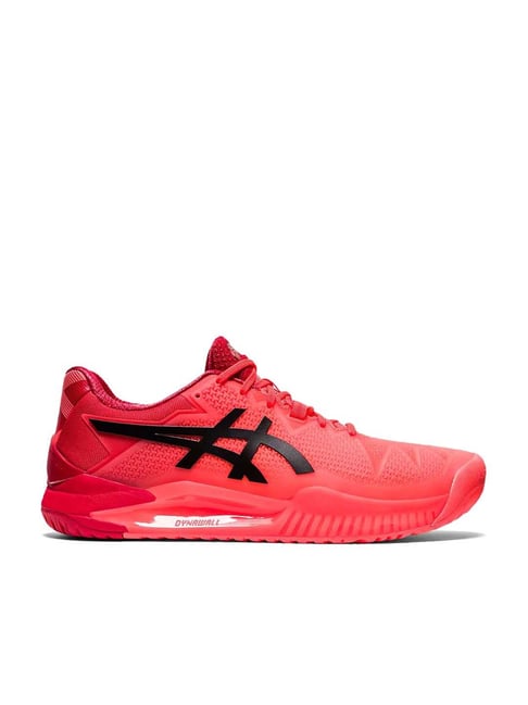 Asics Men s GEL Resolution 8 Tokyo Sunrise Red Tennis Shoes