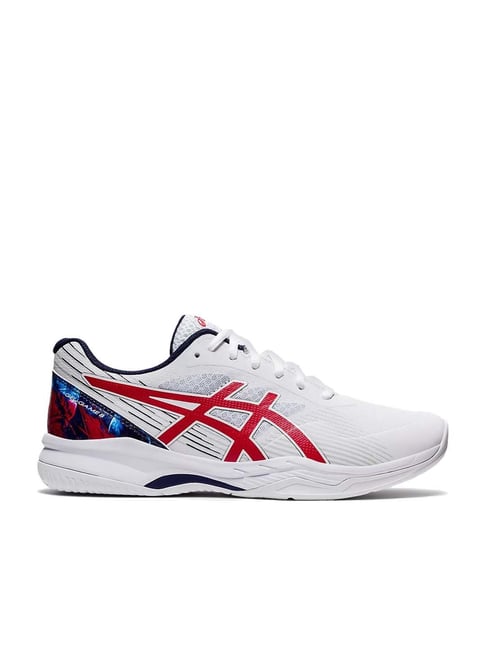 Asics Men's GEL-Game Off White Tennis Shoes
