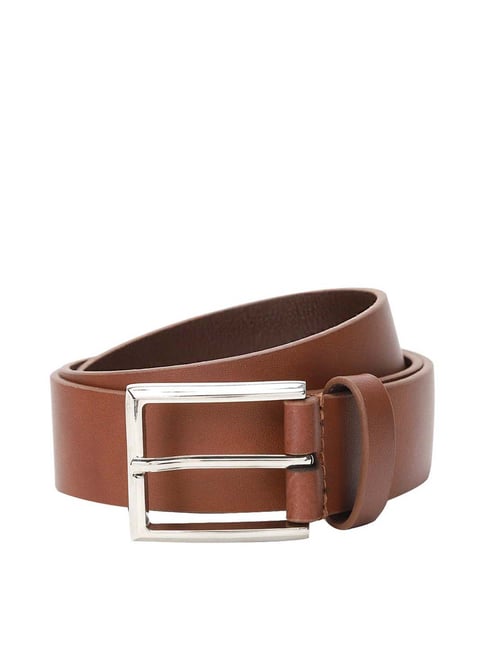 Buy Louis Philippe Brown Solid Wide Belt for Men at Best Price @ Tata CLiQ