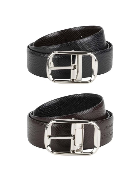 Buy Louis Philippe Black Textured Reversible Belt for Men at Best Price @  Tata CLiQ